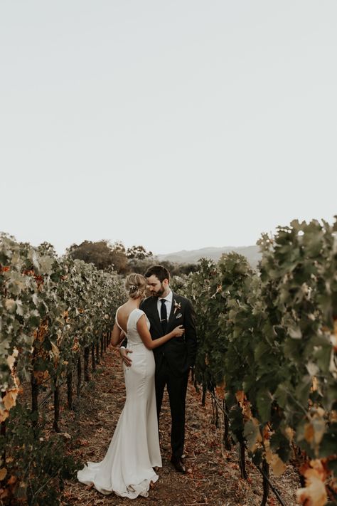 Vineyard Wedding Photoshoot, Wedding Photography Vineyard, Vineyard Wedding Photography, Vineyard Wedding Photos, Gl Wedding, Raining Wedding, Shooting Photo Couple, Vineyard Wedding Dress, Wedding Vineyard