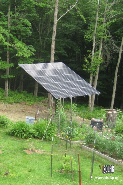 Overview of a ground mounted solar array in a grassy field Solar Installation, Solar Panel Installation, Diy Solar, Diy Installation, On Design, Solar Panel, Design Process, Solar Power, Solar Panels