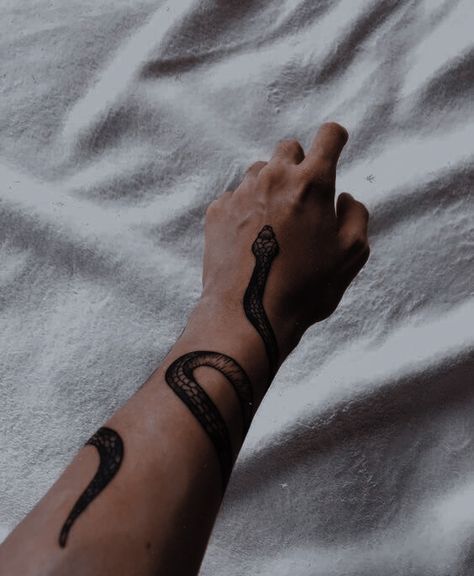 Kai Lakestone, Slytherin Tattoo, Band Tattoos For Men, Tattoo Ideas Males, Around Arm Tattoo, Wrist Tattoos For Guys, Snake Tattoo Design, Modern Tattoos, Small Tattoos For Guys