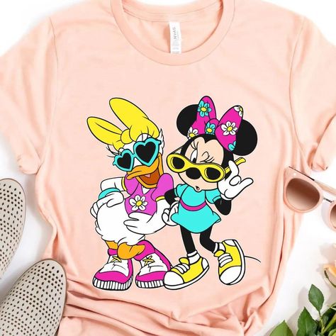 Minnie and Daisy Summer Shirt Disney Summer Bestie Girls Matching Tee Check more at https://wondermento.com/product/minnie-and-daisy-summer-shirt-disney-summer-bestie-girls-matching-tee/ Minnie And Daisy, Epcot Shirts, Comfort Colors Sweatshirt, Beach Sports, Funny Vintage, Matching Tees, Youth Hoodies, Mens Long Sleeve Tee, Disney Halloween