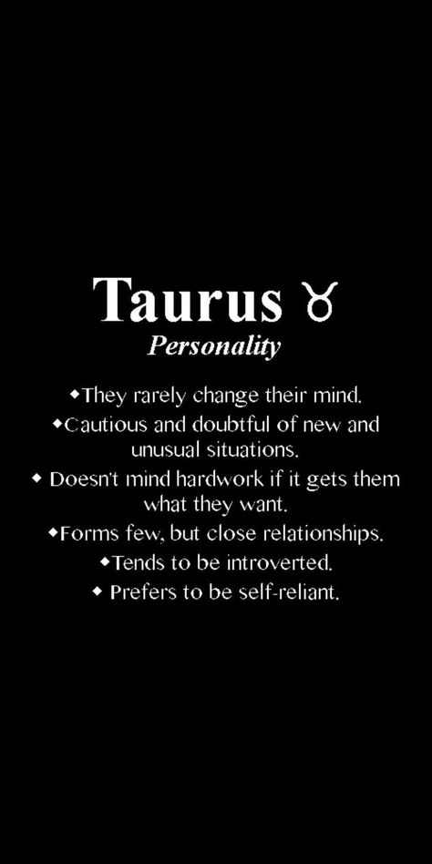 Taurus Facts Personality Types, Taurus Men Traits, Taurus Man Personality, Taurus Zodiac Quotes, Taurus Compatibility, Infj Psychology, Taurus Personality, Taurus Art, Leo And Taurus