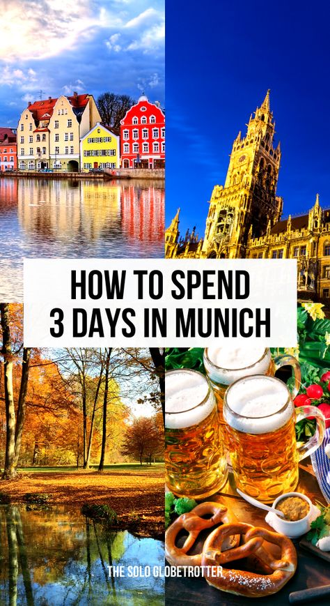 Check this Munich itinerary - Munich Germany is a beautiful city. If you want to explore 3 days in Munich or one week in Munich, this Munich itinerary guide has samples for all types of experiences in the city! #munichtravel 3 Days In Munich, Munich Itinerary, Bavaria Travel, Munich Travel Guide, Munich Germany Travel, Big Pond, Visit Munich, Munich Travel, Europe 2023