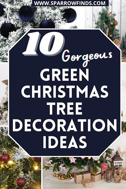 10 Gorgeous Green Christmas Tree Decoration Ideas – Sparrow finds from Japan Green Christmas Trees Decorated, Decorating A Green Christmas Tree, Green And Silver Christmas Tree Ideas, How To Decorate A Green Christmas Tree, Green Themed Christmas Tree, Christmas Decor Ideas Green, Green And Silver Christmas Tree, Green Christmas Decor Ideas, Green And White Christmas Tree