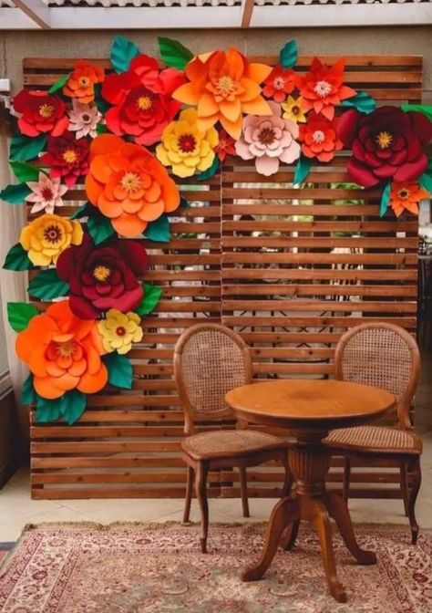 Diy Mexican Decor, Mexican Backdrop, Dia De Los Muertos Party Ideas, Mexican Theme Party Decorations, Mexico Party, Mexican Birthday Parties, Mexican Party Decorations, Fiesta Birthday Party, Mexican Birthday