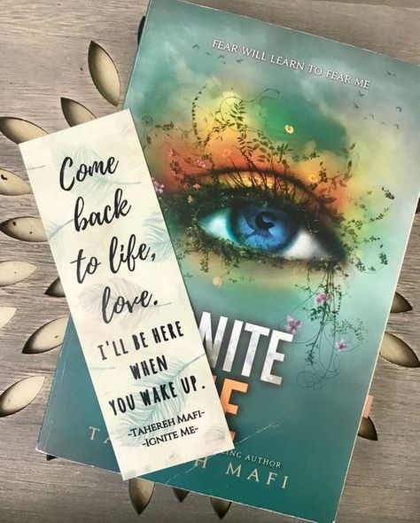 Shatter Me Bookmark, Artemis Aesthetic, Shatter Me Warner, Crossfire Series, Shatter Me Quotes, Book Marker, Bookmark Ideas, Book Merch, Bookmarks For Books