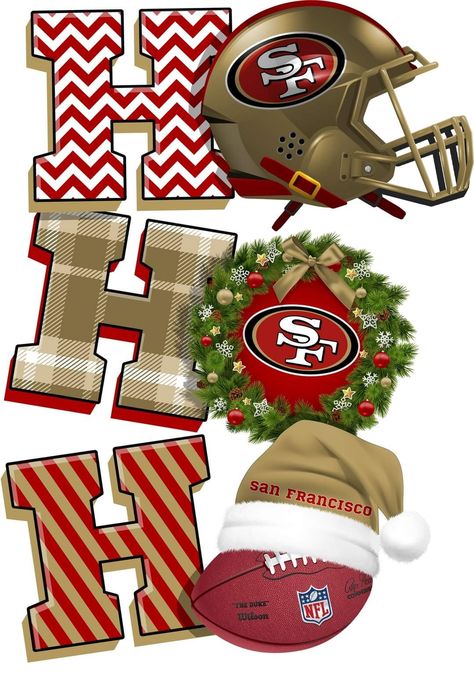 49ers Crafts, 49ers Gift Ideas, 49ers Christmas, 49ers Pictures, Christmas Lawn Decorations, Dallas Cowboys Pictures, Rhinestone Designs Templates, San Francisco 49ers Football, 49ers Football