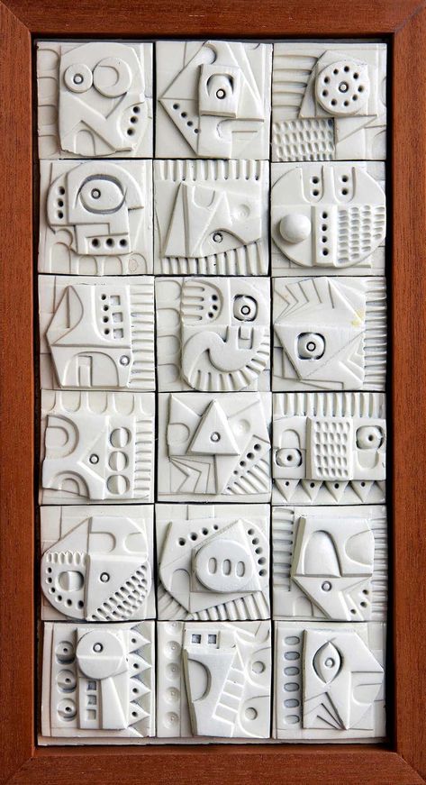 Relief Tiles, Terracotta Wall, Ceramic Texture, Ceramic Wall Art, Slab Pottery, Clay Wall, Relief Sculpture, Clay Tiles, Clay Art Projects