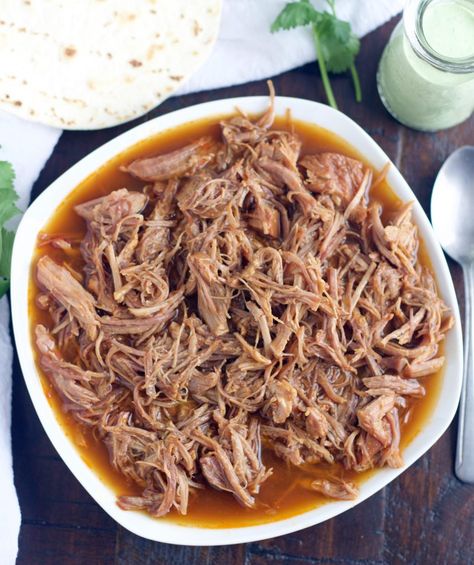 This Instant Pot Cafe Rio Sweet Pork is tender, sweet and absolutely delicious. Perfect for tacos, enchiladas, burritos and salads. You will be in love! Sweet Pork Recipe, Barbecue Pork Ribs, Cafe Rio, Sweet Pork, Instant Pot Recipe, Instapot Recipes, Instant Pot Pressure Cooker, Pork Ribs, Pressure Cooker Recipes