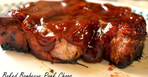 Baked Barbecue Pork Chops, Steak Oven, Barbecue Pork Chops, Oven Pork Chops, Perfect Pork Chops, Loin Recipes, Baked Pork Chops Oven, Oven Recipe, Slow Cooked Pork