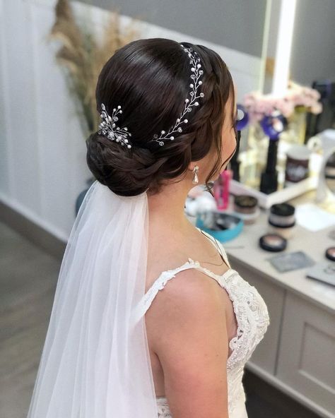 Wedding Updos 2023 Guide: 50 Best Looks, Expert Tips & FAQs Detailed Hairstyles, Wedding Hair Updo With Veil, Enchanting Hairstyles, Modern Bridal Hairstyles, Bride Hairstyles With Veil, Bride Hairstyles Updo, Intricate Braids, Sanggul Modern, Bridal Hair Veil