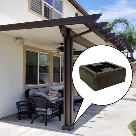 Patio Awning Attached To House, Small Patio Cover, Awning Ideas Patio, Patio Overhang, Aluminum Patio Covers, Patio Covers, Patio Cover, Aluminum Patio, Patio Awning