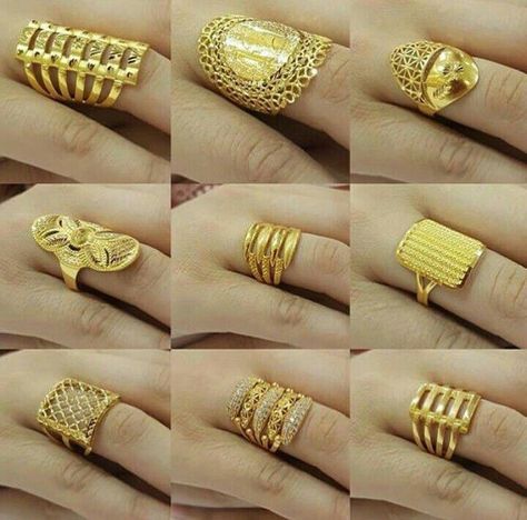 Italian Gold Jewelry 18K #GoldJewelryAsAnInvestment Key: 4417731205 #RealGoldJewellery Long Rings Gold, Dubai Gold Jewelry Rings, Dubai Gold Jewelry, Italian Gold Jewelry, Gold Finger Rings, Neck Pieces Jewelry, Ali Baba, Handmade Gold Jewellery, Jewelry Set Design