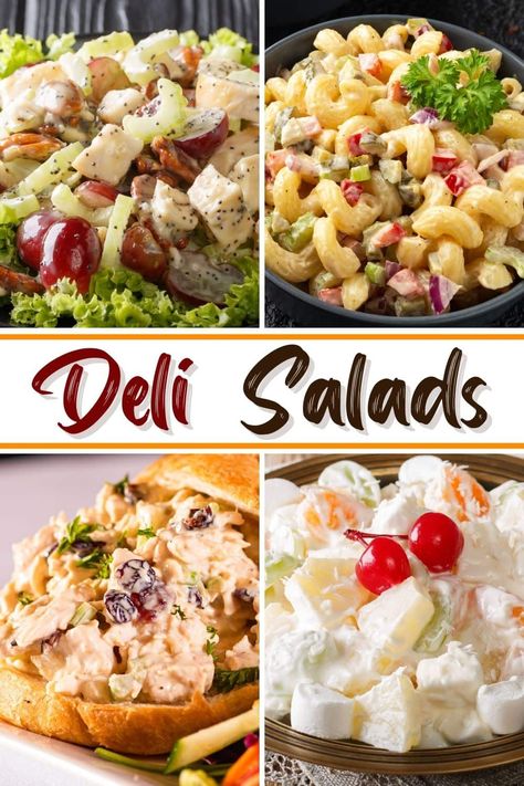 Deli Salads, Salads To Make, Rotisserie Chicken Salad, Deli Counter, Summer Eats, Creamy Potato Salad, Grape Salad, Veggie Sandwich, Deli Food