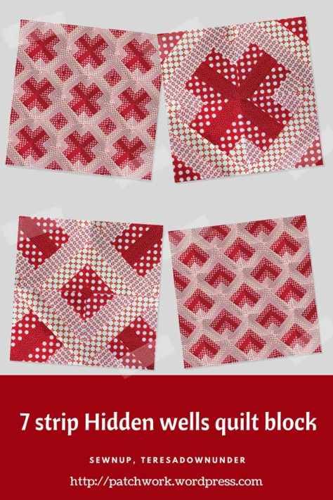 Hidden Wells Quilt Pattern, Hidden Wells Quilt, Disappearing Blocks, Quilting Hacks, Quilt Videos, Kid Quilts, Scrap Projects, Patchwork Blocks, Patchwork Tutorial