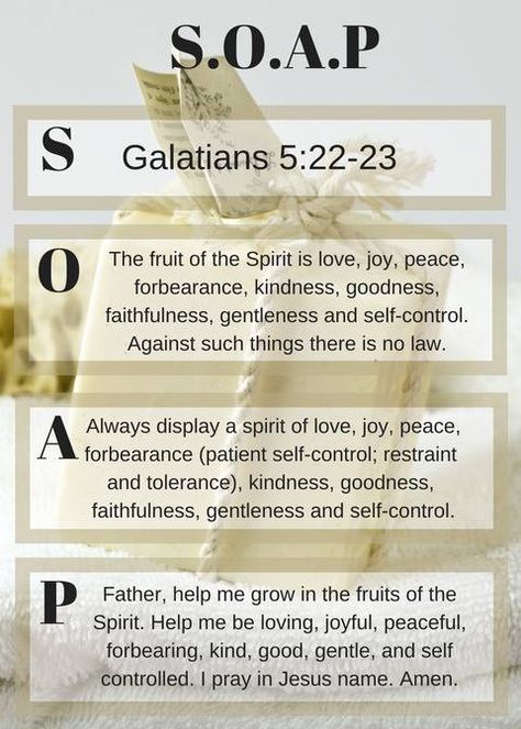 Day 2 -  SOAP - SELF CONTROL SCRIPTURE STUDY Soap Devotional, Our Daily Bread, John 3:16, Money Making Hacks, Scripture Study, Daily Bread, Self Control, Money Making, Bible