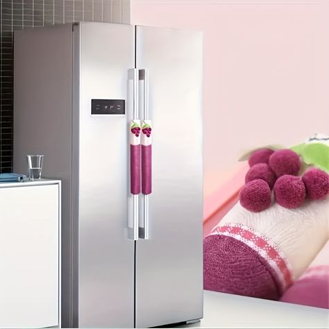 Faster shipping. Better service Appliance Makeover, Refrigerator Handle Covers, Fridge Handle Covers, Double Door Fridge, Kitchen Door Knobs, Double Door Refrigerator, Kitchen Appliance, Appliance Covers, Home Tools