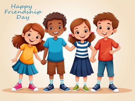 Friendship Cartoon Pictures, Friendship Clipart, Frock Fashion, About Friendship, Cartoon Pictures, Happy Friendship, Happy Friendship Day, Friendship Day, Cute Cartoon Pictures