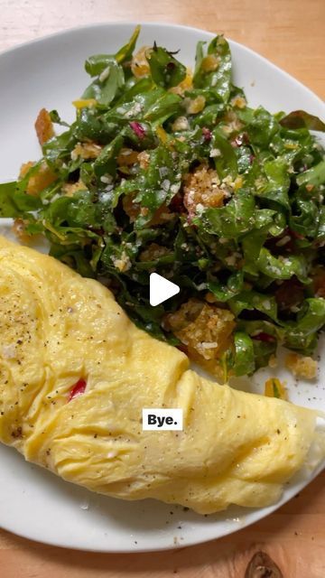 Alexandra Stafford on Instagram: "We get so much Swiss chard in our farm share this time of year, and when we do, this is one of the first recipes I make: Swiss chard salad with parmesan, lemon, and bread crumbs 🥬🥬🍞🍞🍋🍋
⁣
The original recipe comes from @merrillstubbs and @food52, and it’s a long time favorite 💯
⁣
Link to recipe in profile 🤗
⁣
I’m using @roxburyfarmcsa Swiss chard and @mamalilspeppers in the omelet... so good. ⁣
⁣
Finally, every Tuesday from now until December, I’ll be sending out a newsletter geared toward managing a weekly farm share or CSA with recipes and tips for storing your produce. Link to sign up is in profile.⁣
⁣
Bye ⁣👋👋👋👋
⁣
#farmshare #csa #swisschard #roxburyfarm #salad" Alexandra Stafford, Swiss Chard Salad, Chard Salad, Every Tuesday, Swiss Chard, Omelet, Chard, Food 52, Original Recipe