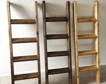 Ladder Bedroom, Blanket Organizer, Blanket Ladder Decor, Ladder Blanket, Wood Blanket Ladder, Rustic Blanket Ladder, Farmhouse Ladder, Farmhouse Diy Projects, Quilt Ladder