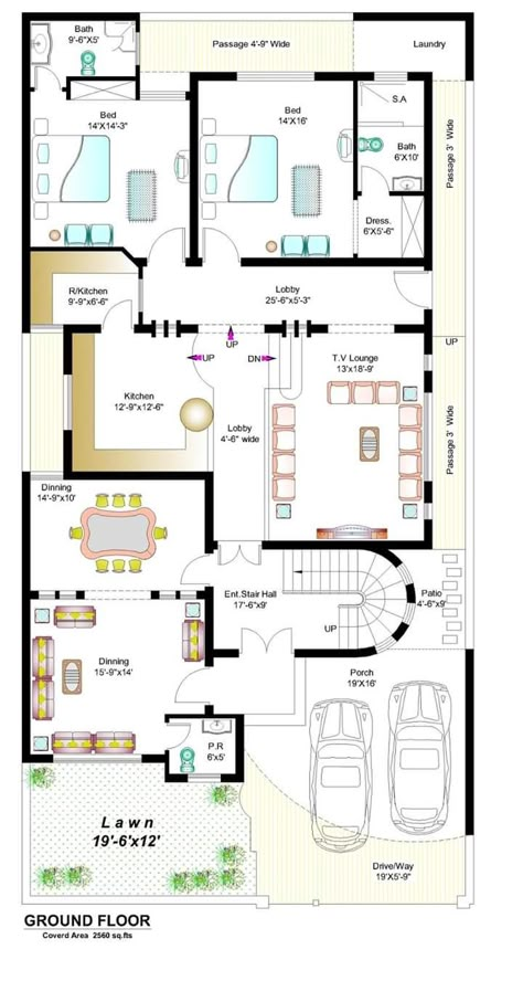 35x70 House Plans, 40x60 House Plans, 10 Marla House Plan, 30x50 House Plans, Budget House Plans, Single Storey House Plans, 20x40 House Plans, 30x40 House Plans, 2bhk House Plan