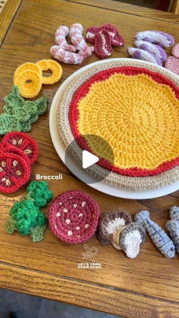 Let's Yarn Over on Instagram: "Happiness is a slice of 🍕 Pattern on my bio ❤️ #crochet #pizza #playfood #crocheting #crochetaddict #crochetinspiration #crocheted #letsyarnoverover #crochetblanket #crochetpattern #crochetlovers #crochetersofinstagram #crochettoy #crochettoys #amigurumi #amigurumiaddict #amigurumilover #crochetforbeginners" Crochet Pizza Pattern, Crochet Pizza, Pizza Blanket, Crochet Lovers, Play Food, March 20, Crochet For Beginners, Happiness Is, Stuffed Toys Patterns