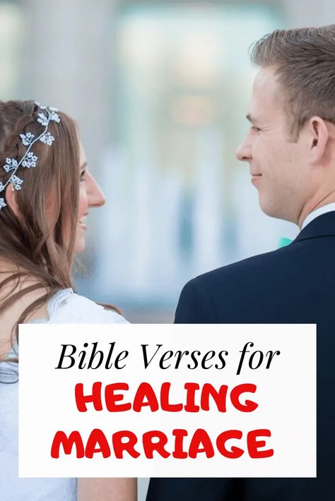 Verses For Healing, Getting Married Quotes, Marriage Bible Study, Bible Verses About Relationships, Healing Marriage, Failed Marriage, Catholic Marriage, Married Quotes, Marriage Bible Verses