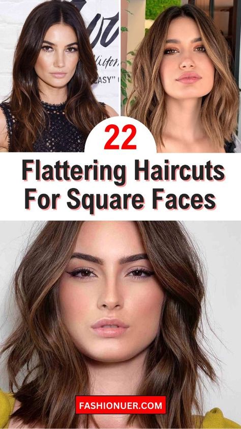 Discover the top 22 most flattering haircuts for square facescurated to enhance your features and exude styleFrom chic bobs to soft layersthese hairstyles are tailored to complement square face shapes and elevate your overall lookWhether you prefer short or long stylesthere's a haircut here to suit every preference and bring out your natural beautyHaircutsForSquareFaces SquareFaceHairstyles FlatteringCuts StylishLooks HairInspiration Haircuts For A Square Face, Cornrows Short, Square Face Short Hair, Haircuts For Square Faces, Hairstyles Magazine, Hairstyles Images, Carrot Hairstyles, Haircut Images, Haircut For Square Face