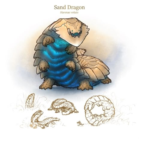 Sand Dragon, Creature Fantasy, Monster Ideas, Cool Dragons, Creature Artwork, Dnd Monsters, Fantasy Beasts, Creature Drawings, Monster Concept Art