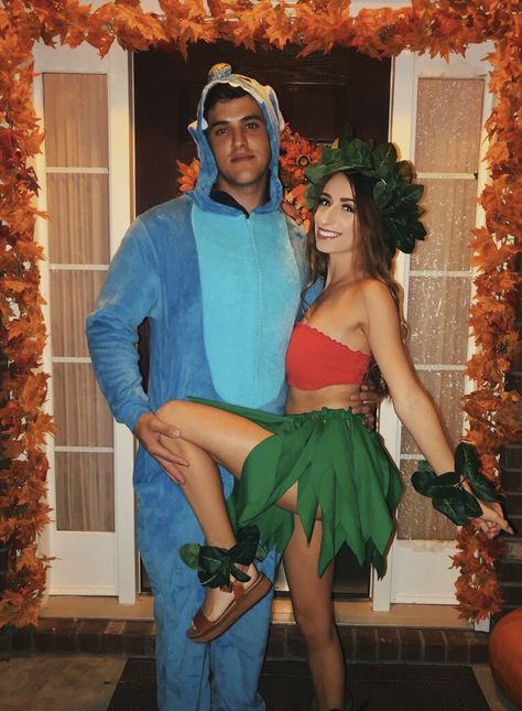 Lilo And Stitch Costume Best Friends, Lilo And Stitch Costume Couple, Lilo Y Stitch Disfraz, Disfraz Lilo Y Stitch, Lilo Costume, Lilo And Stitch Costume, Cowgirl Halloween Costume, Stitch Costume, Lilo Und Stitch