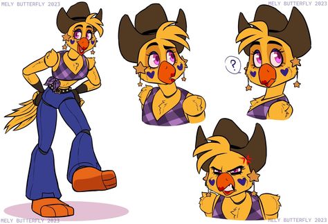 Rockstar Chica Fnaf Fanart, Rockstar Oc, Rockstar Animatronics, Rockstar Chica, Fnaf Redesigns, Fnaf Pizzeria, Fnaf Designs, Fnaf Crafts, Character Prompts