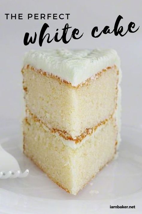 Searching from that  Perfect Bakery Style White Cake? This recipe is just for you! The flavor is fantastic and the texture is truly perfection. This homemade recipe will be loved even by the pickiest dessert eater! Basic Vanilla Cake Recipe, Mandarin Orange Cake, White Chocolate Mud Cake, Easy Vanilla Cake, Homemade Vanilla Cake, Easy Vanilla Cake Recipe, Chocolate Mud Cake, White Cake Recipe, Torte Cupcake