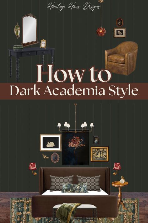 Create a moody, cozy Dark Academia vibe with rich colors, vintage decor, and academic accents. Get inspired with product links for your own space! Cozy Dark Academia, Cozy Academia, Dark Academia Room Decor, Dark Academia Room, Tufted Chaise Lounge, Academia Room, Dark Academia Style, Vintage Style Rugs, Dark Academia Decor