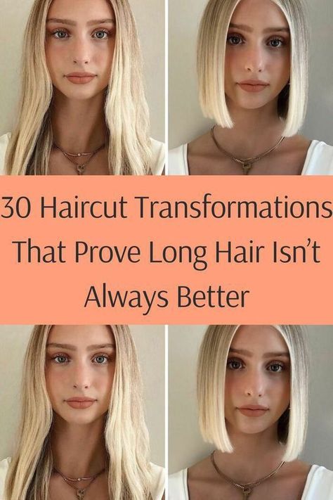 Long Hair Cut Short, Before And After Haircut, Best Hair Stylist, Fine Straight Hair, Edgy Haircuts, Long To Short Hair, Luscious Hair, Haircuts For Fine Hair, Cool Haircuts