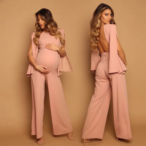 CHIC BUMP CLUB ™️ on Instagram: “✨Restocked✨ The PINK Kara Jumpsuit is back 😍 available online now, don’t miss this out again, pink will go quick 💕 Black and Ivory also…” Pregnancy Jumpsuit Outfit, Maternity Jumpsuit Outfit, Maternity Jumpsuit, Jumpsuit Outfit, Pregnancy Outfits, Maternity Fashion, The Pink, Bump, Two Piece Pant Set