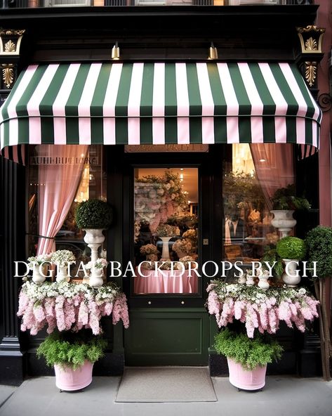 French Boutique Digital Backdrop 6 - Etsy French Boutique, Selling Ideas, Wedding Stills, Snow Wedding, Wedding Bubbles, Floral Room, Boutique Decor, Shop Fronts, Floral Shop