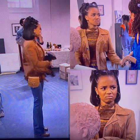 One On One Tv Show Kyla Pratt Outfits, Kyla Pratt 2000s, One On One Tv Show, Breanna Barnes, Movie Fits, Kyla Pratt, 00’s Aesthetic, 90s Aesthetic Fashion, 2000s Trends