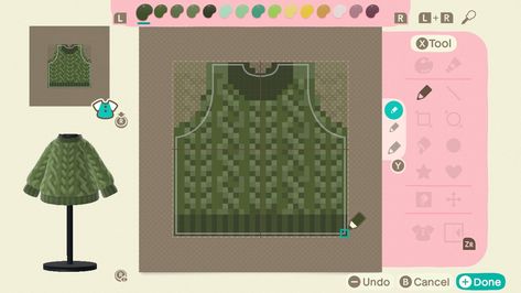 Cable Knit Sweater Pixel Art - Album on Imgur Animal Crossing 3ds, Animal Crossing Memes, Guided Art, Animal Crossing Qr Codes Clothes, Animal Crossing Wild World, Art Outfit, Pixel Design, New Animal Crossing, Pixel Pattern