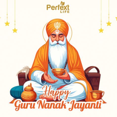 Wishing you a joyful Guru Nanak Jayanti from the Perfext team! Nanak Jayanti, Guru Nanak Jayanti, Guru Nanak, Quick Saves