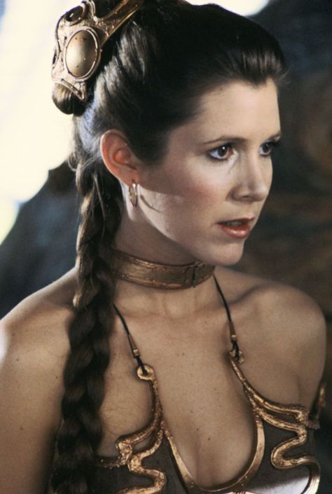 Carrie Fisher (as Princess Leia in Star Wars: Episode VI - Return of the Jedi) Carrie Fisher Princess Leia, Alec Guinness, Leia Star Wars, Star Wars Princess Leia, Star Wars Princess, Dark Vador, Star Wars Film, Leia Organa, Space Girl