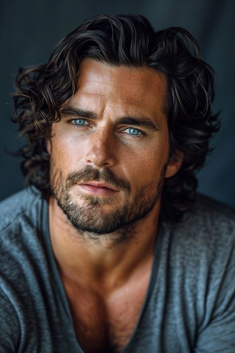 Historical Character Inspiration, Dangerous Looking Men, Tall Male Models, Gq Models Men, Latin Men Handsome, Dark Hair Blue Eyes Guy, Handsome Guy Perfect Man, Character Face Claims, Tall Dark And Handsome Men