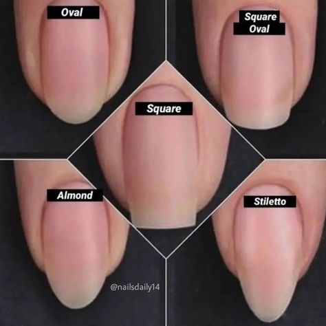 Perfect Nail Shape, Types Of Nails Shapes, Stiletto Shaped Nails, Stiletto Nails Short, Short Stiletto, How To Cut Nails, Spring Nail Designs, Cut Hair, Spring Nail