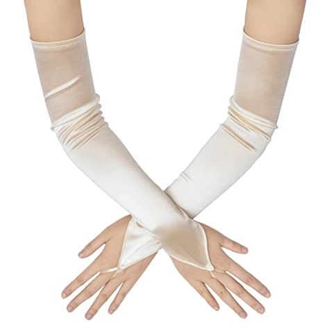 Kenzie Lewis's Amazon Page Tea Party Gloves, Long Satin Gloves, Fancy Gloves, Themed Costumes, Tulle Gloves, Velvet Gloves, Frog Costume, Satin Gloves, Leather Gloves Women