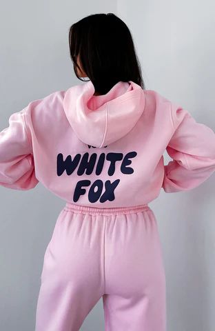 Fox Hoodie, Woman Suit Fashion, Pant Length, White Fox, Casual Sets, Suit Fashion, Hooded Sweater, Sport Wear, Fleece Hoodie