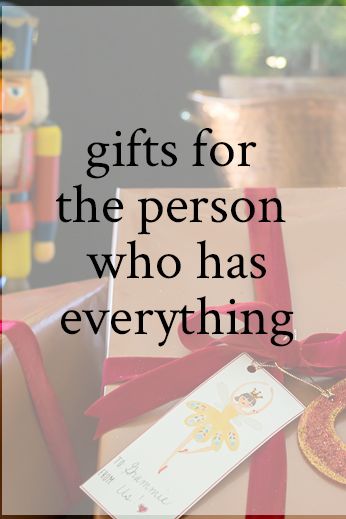 Pin Image for Gifts for the person who has Everything...  #Christmas #ChristmasGifts #GiftIdeas #GiftGiving #HolidayGiftIdeas Household Gift Ideas, Gift For Person Who Has Everything, Christmas Gifts For Someone Who Has Everything, Thank You Gift Ideas For Friends, Gifts For Those Who Have Everything, Unique Thank You Gifts, Gifts For People You Dont Know Well, What To Get Someone Who Has Everything, Gifts For The Person Who Has Everything