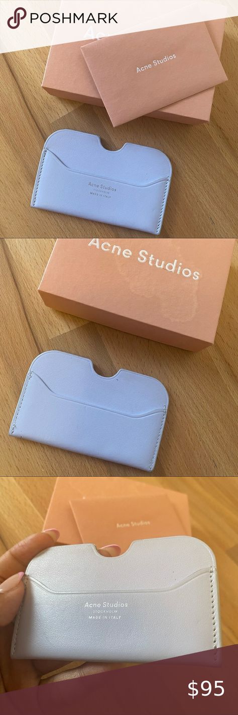 Acne Studios Card Holder Acne Studios Card Holder, Studio Cards, Leather Box, Leather Accessories, Continental Wallet, Acne Studios, Card Holder, Genuine Leather, In Italy