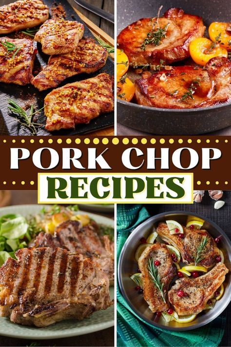 With these juicy pork chop recipes, you never have to worry about serving tough, dry meat again. They're flavorful, savory, and perfect for a family feast. Crockpot Pork Chop Recipes, Juicy Pork Chop Recipes, Thick Pork Chop Recipe, Thick Pork Chops, Best Pork Chop Recipe, Honey Garlic Pork Chops, Pork Chops And Gravy, Tender Pork Chops, Cooking Pork Chops