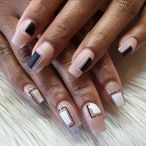 Gel Nails Dark Skin, Gel Nails Dark, Gelx Apres Nail Designs, Green Gel Nails, Nails Dark Skin, Overlay Nails, Nails Dark, Work Nails, Dark Nails