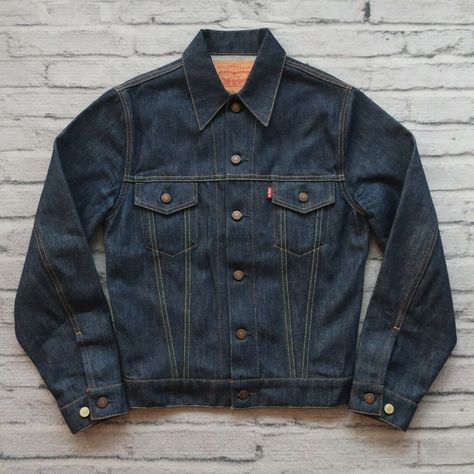 Levi's Levis LVC Type 3 70505-0124 Big E Denim Trucker Jacket Made in USA Vtg | Grailed Levis Lvc, Denim Trucker Jacket, Men's Outerwear, Trucker Jacket, Mens Outerwear, Levis Men, Type 3, Levi's, Made In Usa