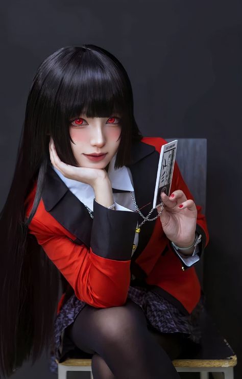 Manga: "Gamblin School" Kakegurui Cosplay, Fairytale Fantasies, Yumeko Jabami, Sarada Uchiha, Skz In Cute, Amazing Cosplay, Cute Cosplay, Best Cosplay, Anime Artwork