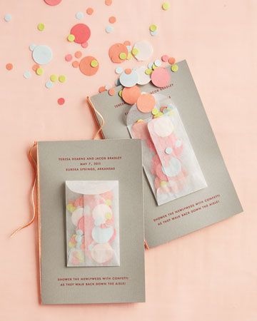 confetti plus service program Glassine Packaging, Creative Wedding Programs, Diy Wedding Programs, Door Gift, Wedding Send Off, Aesthetic Gift, Paper Confetti, Glassine Envelopes, Stationery Inspiration